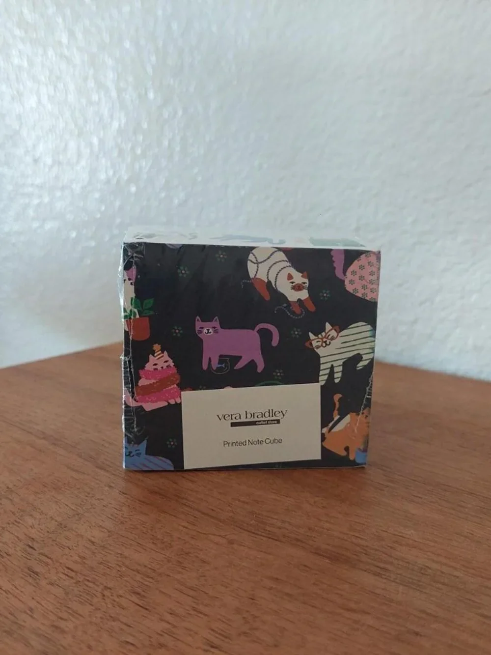 Vera Bradley Printed Note Cube with cats herding cats #verabradley #notebook Mu